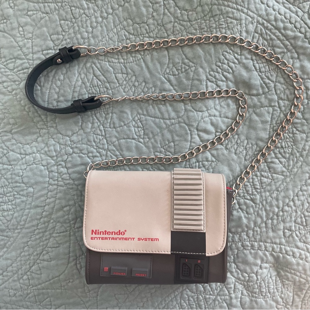 Nintendo console crossbody clutch purse